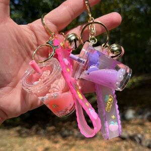 Hello Kitty & Friends Cup Keychain, set of 2, NEW!